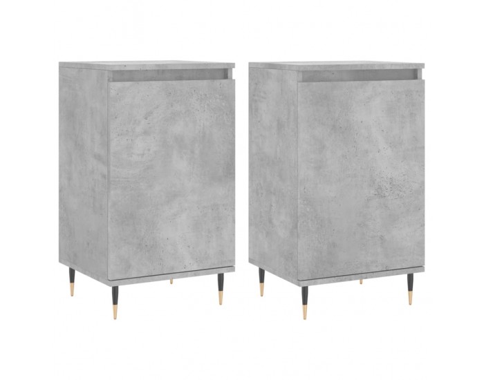 Sonata H Бюфети 2 бр бетонно сив 40x35x70 см инженерно дърво