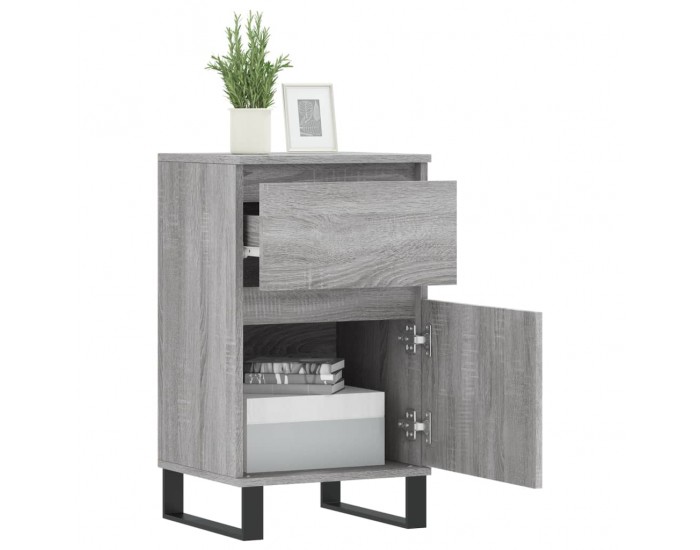 Sonata H Бюфети 2 бр сив сонома 40x35x70 см инженерно дърво