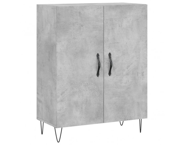 Sonata H Сайдборд, бетонно сив, 69,5x34x90 см, инженерно дърво Sonata H Сайдборд, бетонно сив, 69,5x34x90 см, инженерно дърво