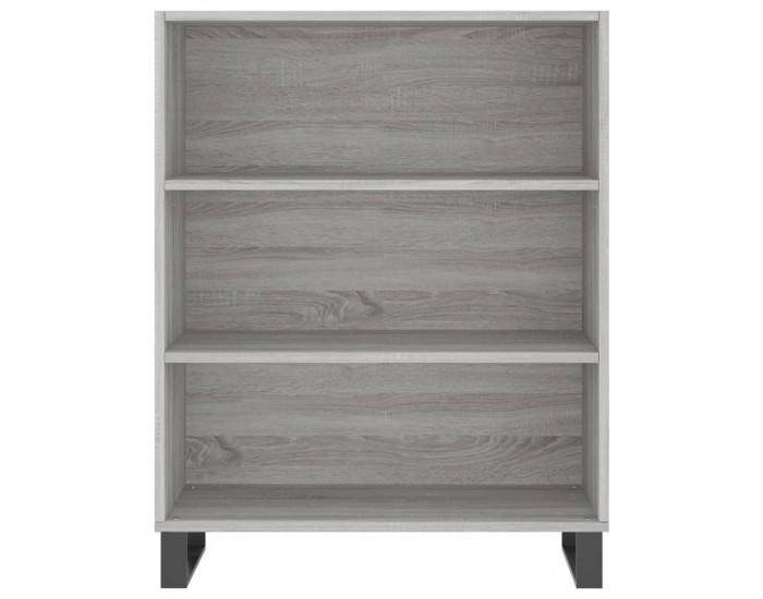 Sonata H Шкаф с рафтове, сив сонома, 69,5x32,5x90 см, инженерно дърво