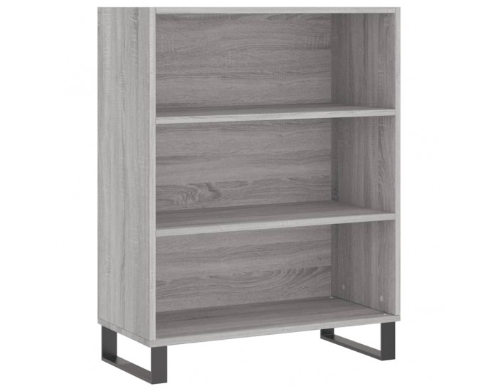Sonata H Шкаф с рафтове, сив сонома, 69,5x32,5x90 см, инженерно дърво