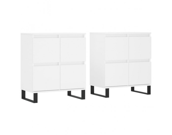 Sonata H Сайдборди, 2 бр, бели, инженерно дърво