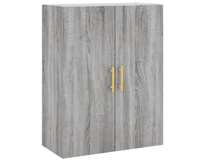 Sonata H Висок шкаф, сив сонома, 69,5x34x180 см, инженерно дърво