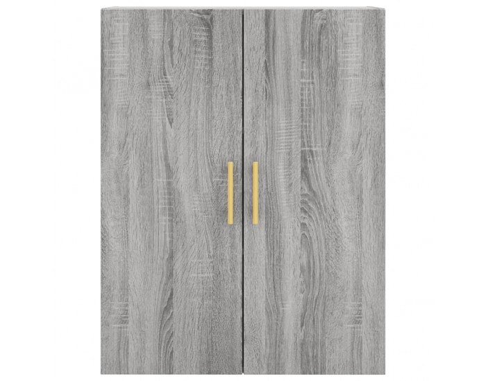 Sonata H Висок шкаф, сив сонома, 69,5x34x180 см, инженерно дърво