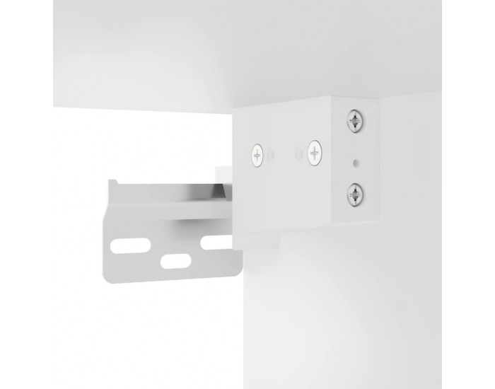 Sonata H Висок шкаф, бял, 69,5x34x180 см, инженерно дърво