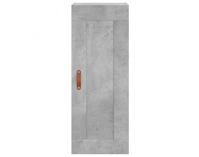 Sonata H Висок шкаф, бетонно сив, 34,5x34x180 см, инженерно дърво