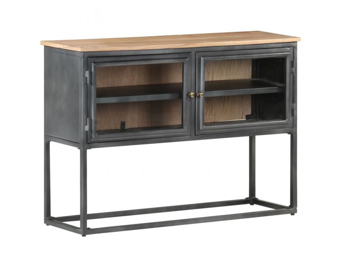 Sonata H Бюфет, сив, 100x30x70 cм, акациево дърво масив Sonata H Бюфет, сив, 100x30x70 cм, акациево дърво масив