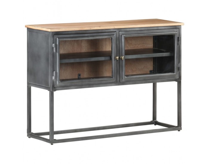 Sonata H Бюфет, сив, 100x30x70 cм, акациево дърво масив Sonata H Бюфет, сив, 100x30x70 cм, акациево дърво масив