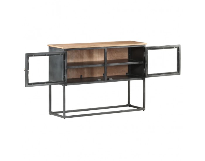 Sonata H Бюфет, сив, 100x30x70 cм, акациево дърво масив Sonata H Бюфет, сив, 100x30x70 cм, акациево дърво масив