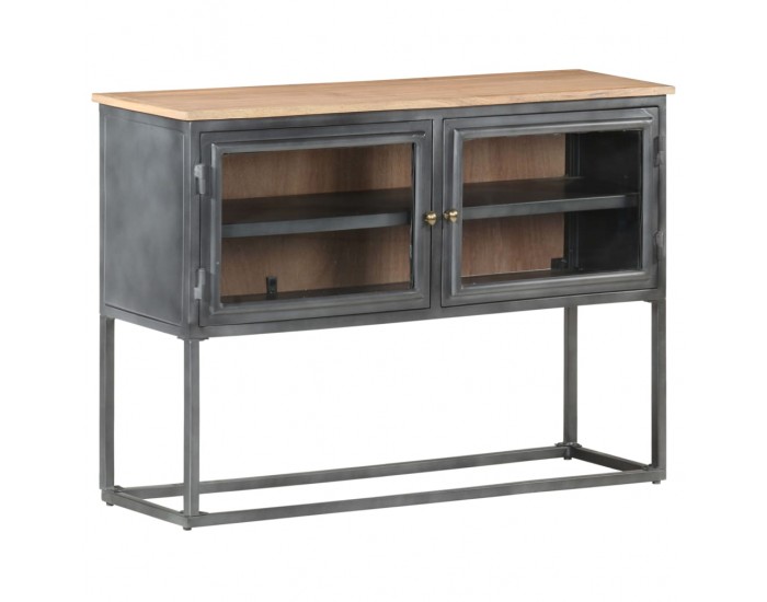 Sonata H Бюфет, сив, 100x30x70 cм, акациево дърво масив Sonata H Бюфет, сив, 100x30x70 cм, акациево дърво масив