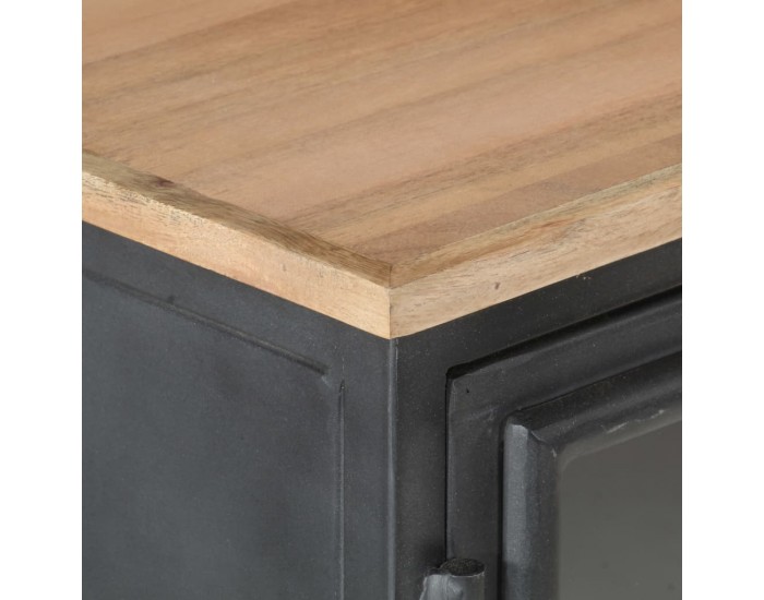 Sonata H Бюфет, сив, 100x30x70 cм, акациево дърво масив Sonata H Бюфет, сив, 100x30x70 cм, акациево дърво масив