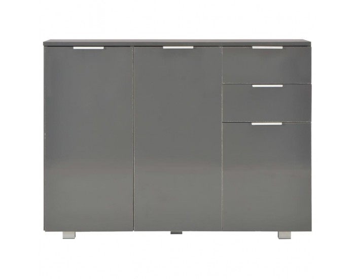 Sonata H Бюфет, сиво със силен гланц, 107x35x80,5 см Sonata H Бюфет, сиво със силен гланц, 107x35x80,5 см
