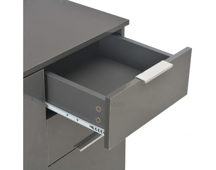 Sonata H Бюфет, сиво със силен гланц, 107x35x80,5 см Sonata H Бюфет, сиво със силен гланц, 107x35x80,5 см