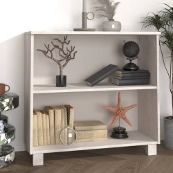 Sonata H Сайдборд HAMAR, бял, 85x35x80 см, борово дърво масив - Шкафове, Витрини, Модулни секции