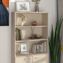Sonata H Надстройка за шкаф HAMAR, меденокафява, 85x35x100 см, бор масив - Шкафове, Витрини, Модулни секции