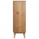 Sonata H Висок шкаф OTTA, 85x43x125 см, борово дърво масив