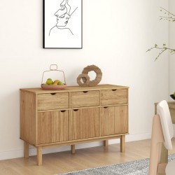 Sonata H Сайдборд OTTA, 114x43x73,5 см, борово дърво масив - Шкафове, Витрини, Модулни секции