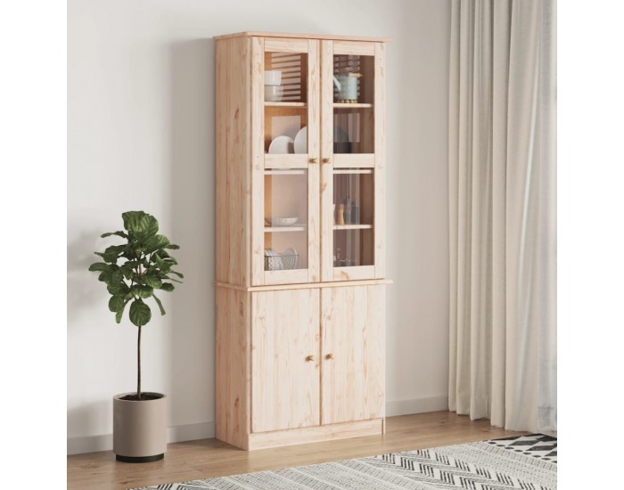 Sonata H Шкаф витрина ALTA, 77x35x186,5 см, бор масив Sonata H Шкаф витрина ALTA, 77x35x186,5 см, бор масив