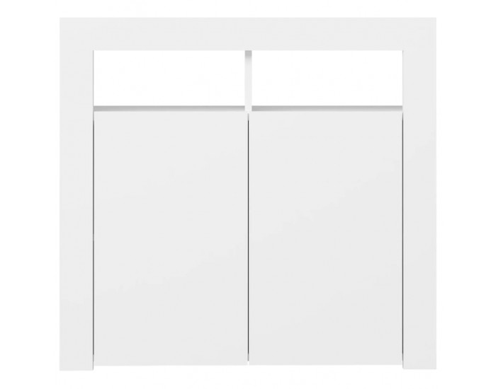 Sonata H Сайдборд с LED светлини, бял, 80x35x75 см Sonata H Сайдборд с LED светлини, бял, 80x35x75 см