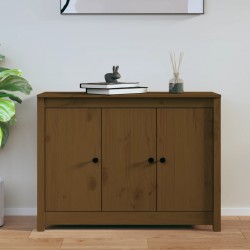 Sonata H Сайдборд, меденокафяв, 100x35x74 см, бор масив - Шкафове, Витрини, Модулни секции