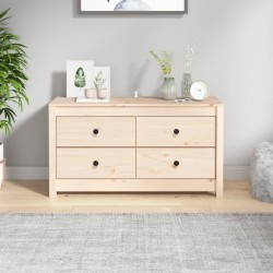 Sonata H Страничен шкаф, 100x40x54 см, борово дърво масив - Шкафове, Витрини, Модулни секции