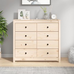 Sonata H Страничен шкаф, 100x40x90 см, борово дърво масив - Шкафове, Витрини, Модулни секции