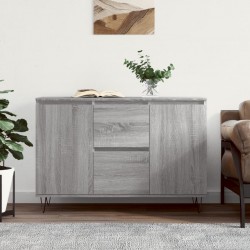 Sonata H Сайдборд, сив сонома, 104x35x70 см, инженерно дърво - Шкафове, Витрини, Модулни секции