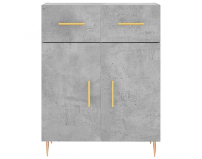 Sonata H Сайдборд, бетонно сив, 69,5x34x90 см, инженерно дърво Sonata H Сайдборд, бетонно сив, 69,5x34x90 см, инженерно дърво