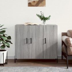 Sonata H Сайдборд, Сив сонома, 90x34x80 см, инженерно дърво - Шкафове, Витрини, Модулни секции