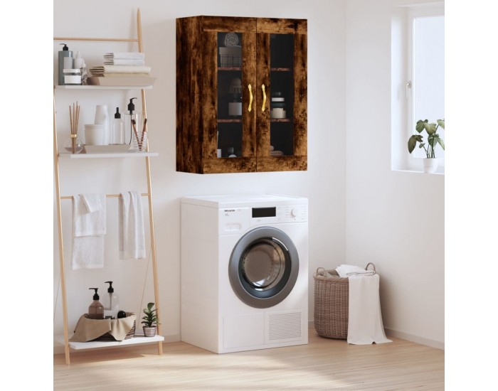 Sonata H Стенен шкаф опушен дъб 69,5x34x90 см