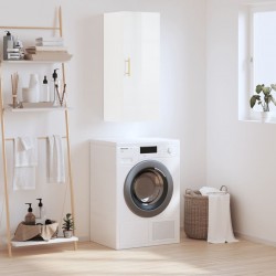 Sonata H Стенен шкаф бял гланц 34,5x34x90 см - Шкафове, Витрини, Модулни секции