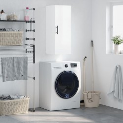 Sonata H Стенен шкаф бял гланц 34,5x34x90 см - Шкафове, Витрини, Модулни секции