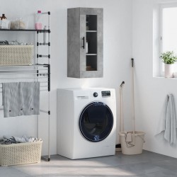 Sonata H Стенен шкаф бетонно сив 34,5x34x90 см - Шкафове, Витрини, Модулни секции