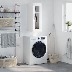 Sonata H Стенен шкаф бял гланц 34,5x34x90 см - Шкафове, Витрини, Модулни секции