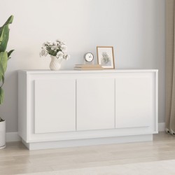Sonata H Страничен шкаф, бял, 102x35x55 см, инженерно дърво - Шкафове, Витрини, Модулни секции
