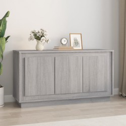 Sonata H Сайдборд, Сив сонома, 102x35x55 см, инженерно дърво - Шкафове, Витрини, Модулни секции