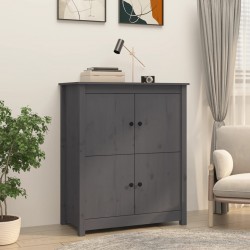 Sonata H Сайдборд, сив, 83x41,5x100 см, бор масив - Шкафове, Витрини, Модулни секции