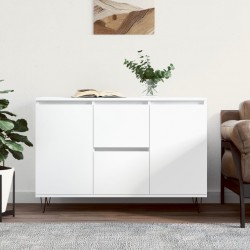 Sonata H Сайдборд, бял, 104x35x70 см, инженерно дърво - Шкафове, Витрини, Модулни секции