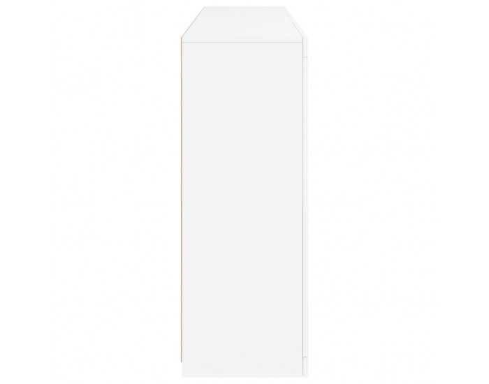 Sonata H Сайдборд с LED светлини, бял, 162x37x100 см Sonata H Сайдборд с LED светлини, бял, 162x37x100 см