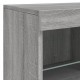 Sonata H Сайдборд с LED светлини, сив сонома, 81x37x67 см Sonata H Сайдборд с LED светлини, сив сонома, 81x37x67 см