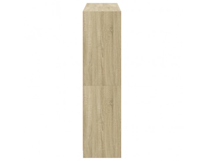 Sonata H Библиотека с врати дъб сонома 136x37x142 см инженерно дърво