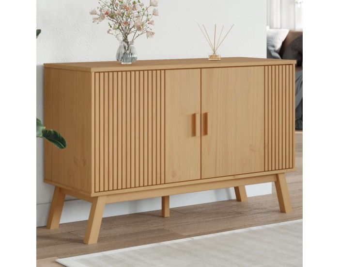 Sonata H Сайдборд OLDEN, кафяв, 114x43x73,5 см, бор масив Sonata H Сайдборд OLDEN, кафяв, 114x43x73,5 см, бор масив