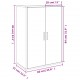 Sonata H Бюфет бетонно сив 60x31x84 см инженерно дърво Sonata H Бюфет бетонно сив 60x31x84 см инженерно дърво