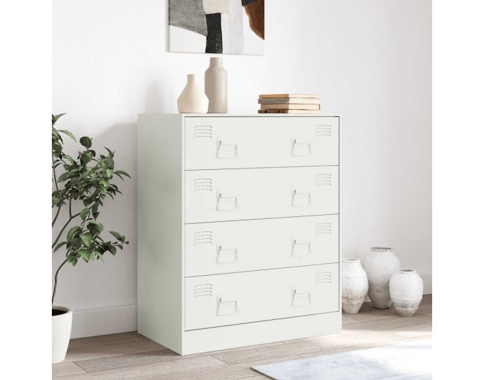 Sonata H Бюфет, бял, 67x39x83 см, стомана