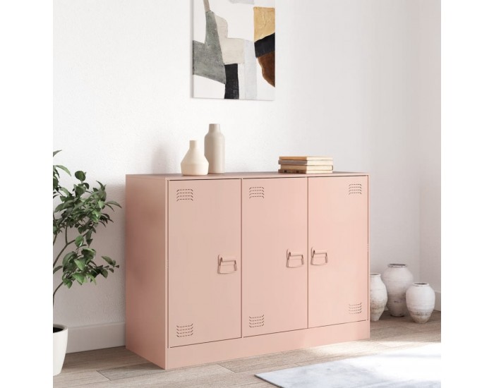 Sonata H Бюфет, розов, 99x39x73 см, стомана