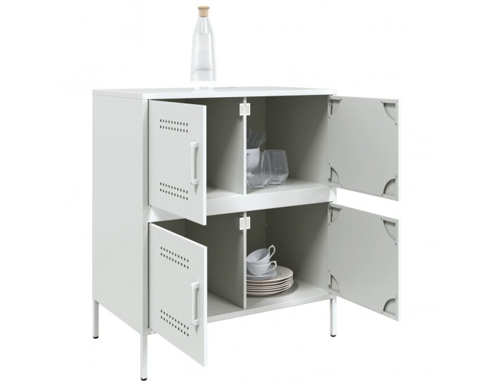 Sonata H Бюфет, бял, 68x39x79 см, стомана