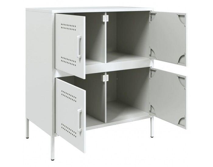 Sonata H Бюфет, бял, 68x39x79 см, стомана