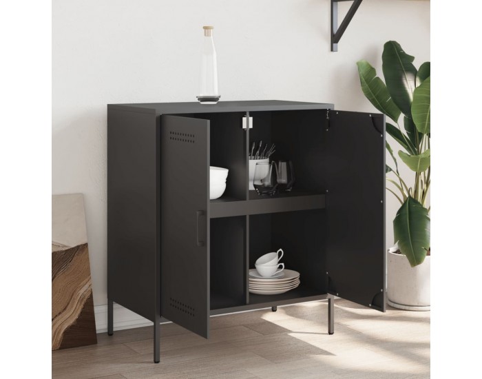 Sonata H Бюфет, черен, 68x39x79 см, стомана Sonata H Бюфет, черен, 68x39x79 см, стомана