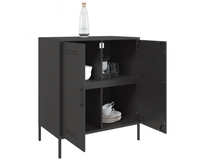 Sonata H Бюфет, черен, 68x39x79 см, стомана Sonata H Бюфет, черен, 68x39x79 см, стомана