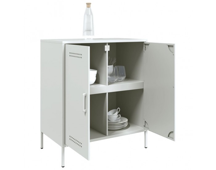 Sonata H Бюфет, бял, 68x39x79 см, стомана